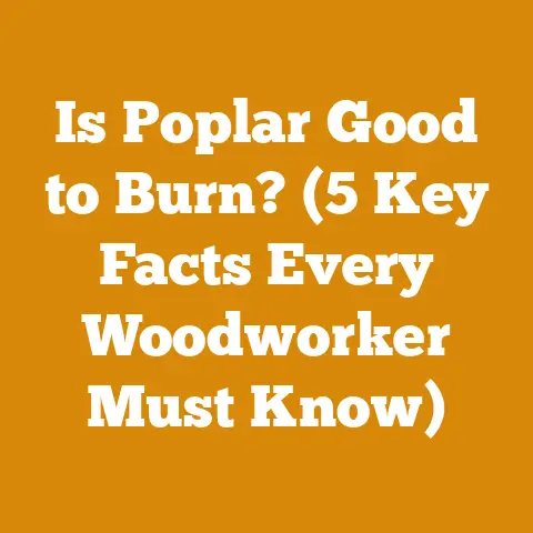 Is Poplar Good to Burn? (5 Key Facts Every Woodworker Must Know)