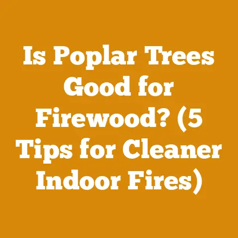 Is Poplar Trees Good for Firewood? (5 Tips for Cleaner Indoor Fires)