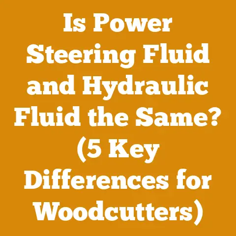 Is Power Steering Fluid and Hydraulic Fluid the Same? (5 Key Differences for Woodcutters)