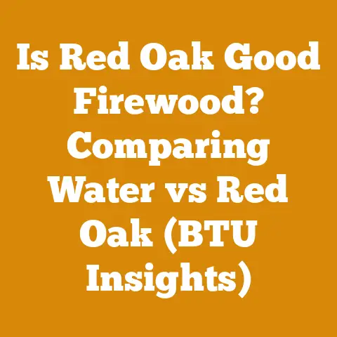 Is Red Oak Good Firewood? Comparing Water vs Red Oak (BTU Insights)