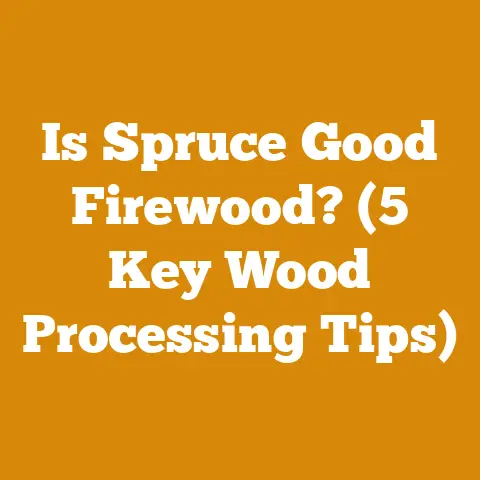 Is Spruce Good Firewood? (5 Key Wood Processing Tips)