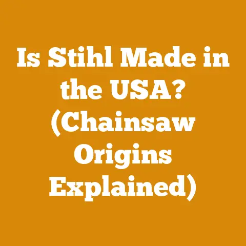 Is Stihl Made in the USA? (Chainsaw Origins Explained)