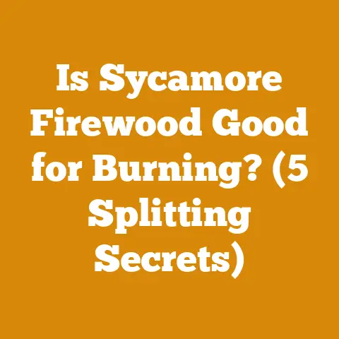 Is Sycamore Firewood Good for Burning? (5 Splitting Secrets)