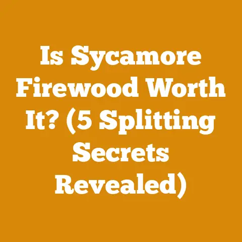 Is Sycamore Firewood Worth It? (5 Splitting Secrets Revealed)