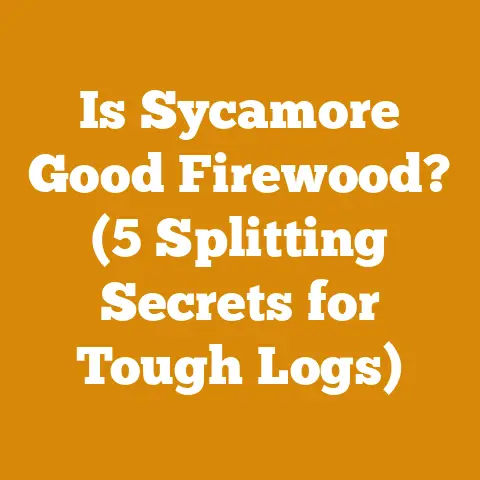 Is Sycamore Good Firewood? (5 Splitting Secrets for Tough Logs)