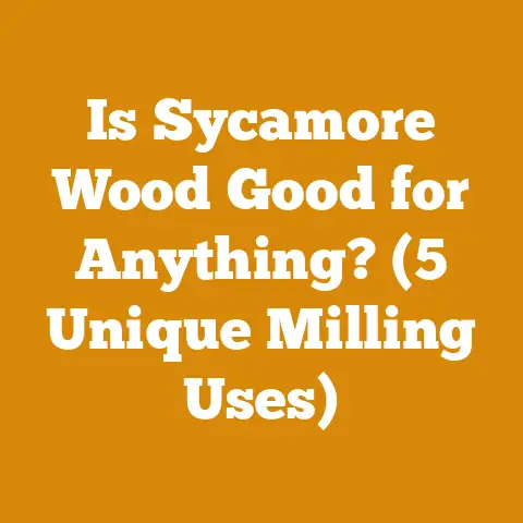 Is Sycamore Wood Good for Anything? (5 Unique Milling Uses)