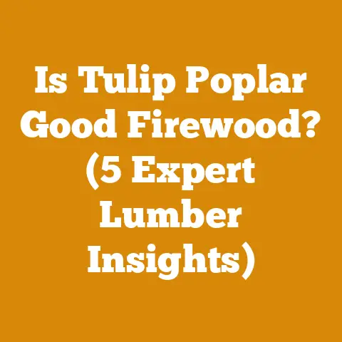 Is Tulip Poplar Good Firewood? (5 Expert Lumber Insights)