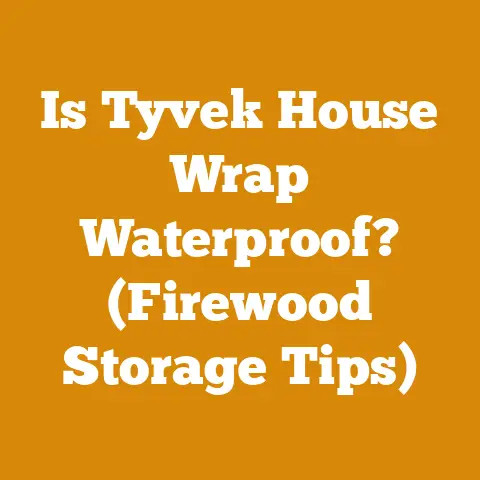 Is Tyvek House Wrap Waterproof? (Firewood Storage Tips)