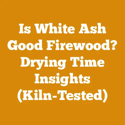 Is White Ash Good Firewood? Drying Time Insights (Kiln-Tested)