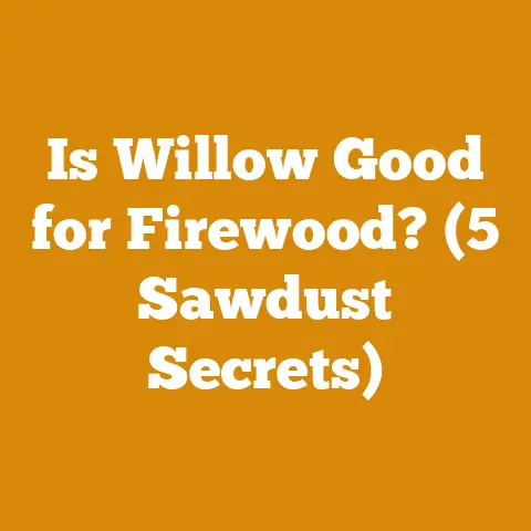 Is Willow Good for Firewood? (5 Sawdust Secrets)