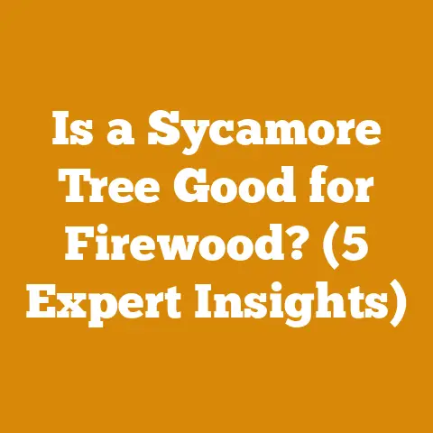 Is a Sycamore Tree Good for Firewood? (5 Expert Insights)