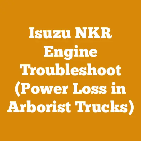 Isuzu NKR Engine Troubleshoot (Power Loss in Arborist Trucks)