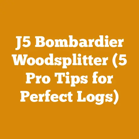J5 Bombardier Woodsplitter (5 Pro Tips for Perfect Logs)