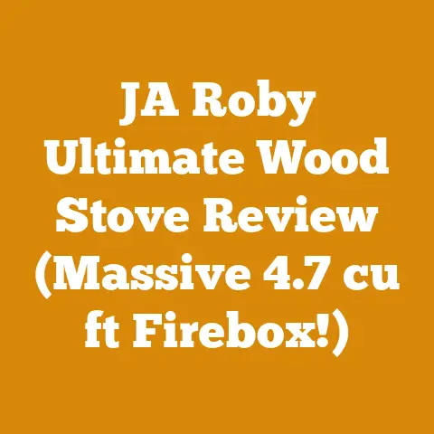 JA Roby Ultimate Wood Stove Review (Massive 4.7 cu ft Firebox!)