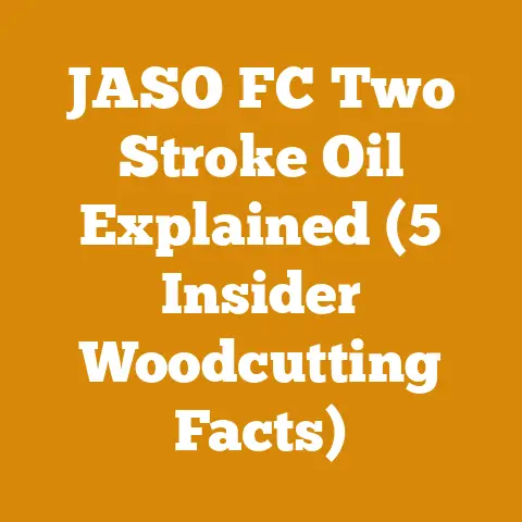 JASO FC Two Stroke Oil Explained (5 Insider Woodcutting Facts)