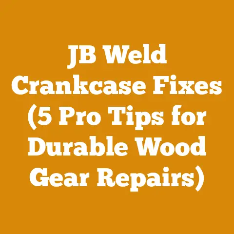 JB Weld Crankcase Fixes (5 Pro Tips for Durable Wood Gear Repairs)