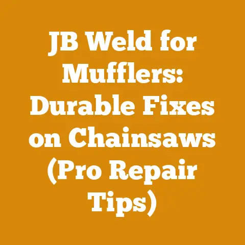 JB Weld for Mufflers: Durable Fixes on Chainsaws (Pro Repair Tips)