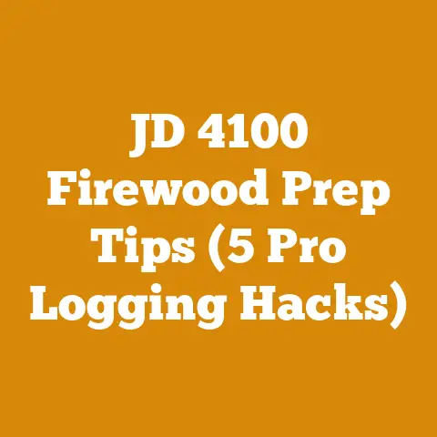 JD 4100 Firewood Prep Tips (5 Pro Logging Hacks)