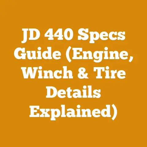 JD 440 Specs Guide (Engine, Winch & Tire Details Explained)