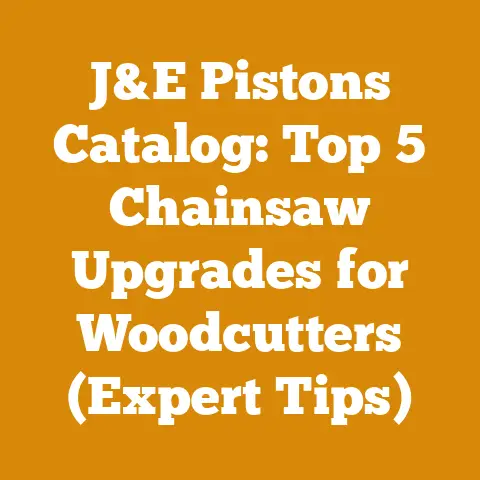 J&E Pistons Catalog: Top 5 Chainsaw Upgrades for Woodcutters (Expert Tips)