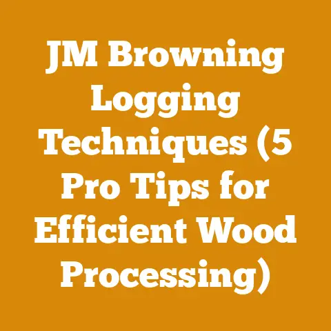 JM Browning Logging Techniques (5 Pro Tips for Efficient Wood Processing)