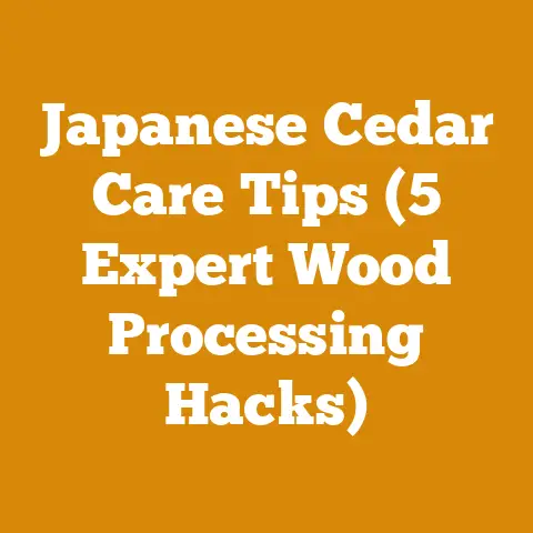 Japanese Cedar Care Tips (5 Expert Wood Processing Hacks)