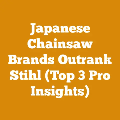 Japanese Chainsaw Brands Outrank Stihl (Top 3 Pro Insights)