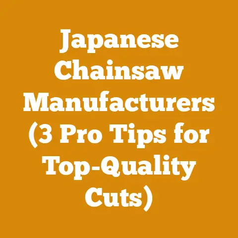 Japanese Chainsaw Manufacturers (3 Pro Tips for Top-Quality Cuts)