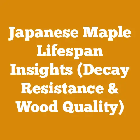 Japanese Maple Lifespan Insights (Decay Resistance & Wood Quality)