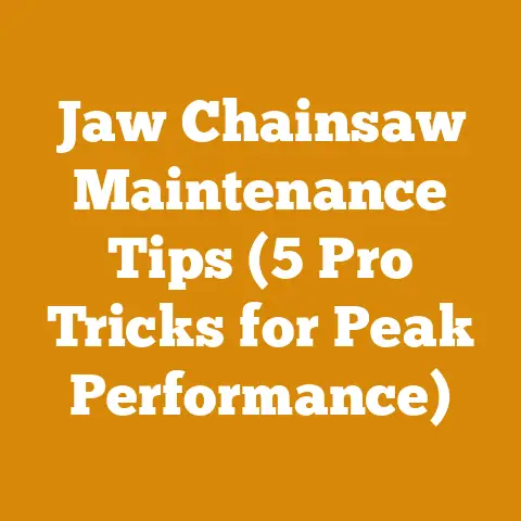 Jaw Chainsaw Maintenance Tips (5 Pro Tricks for Peak Performance)