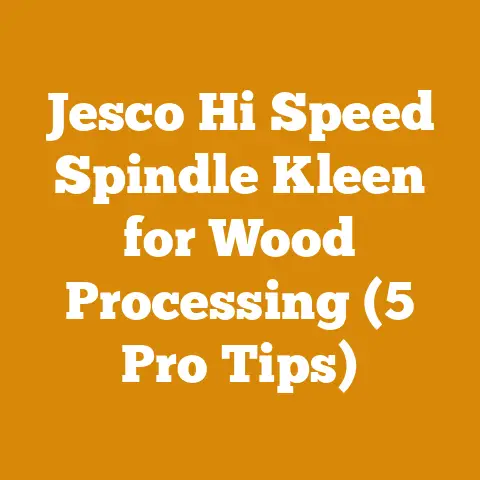 Jesco Hi Speed Spindle Kleen for Wood Processing (5 Pro Tips)
