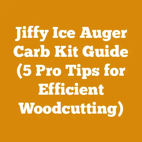 Jiffy Ice Auger Carb Kit Guide (5 Pro Tips for Efficient Woodcutting)