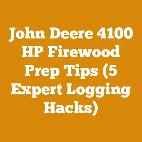 John Deere 4100 HP Firewood Prep Tips (5 Expert Logging Hacks)