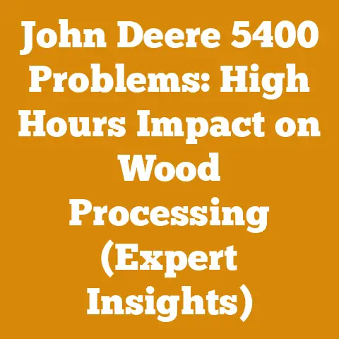 John Deere 5400 Problems: High Hours Impact on Wood Processing (Expert Insights)