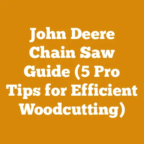 John Deere Chain Saw Guide (5 Pro Tips for Efficient Woodcutting)