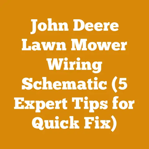 John Deere Lawn Mower Wiring Schematic (5 Expert Tips for Quick Fix)