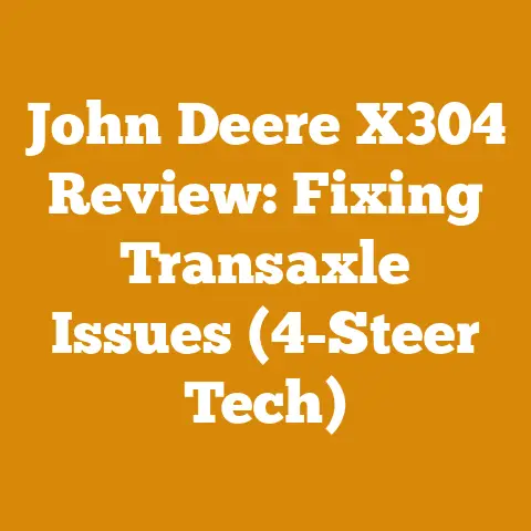 John Deere X304 Review: Fixing Transaxle Issues (4-Steer Tech)
