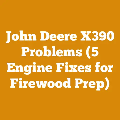 John Deere X390 Problems (5 Engine Fixes for Firewood Prep)