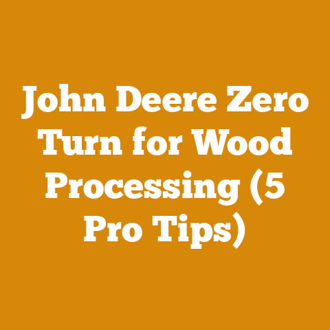 John Deere Zero Turn for Wood Processing (5 Pro Tips)