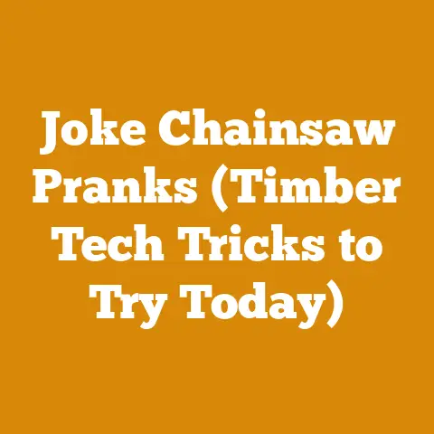 Joke Chainsaw Pranks (Timber Tech Tricks to Try Today)