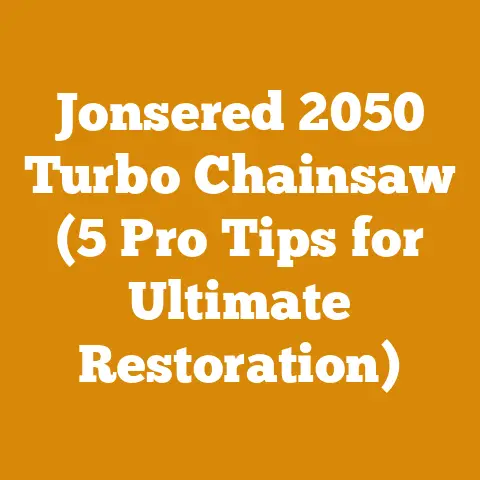 Jonsered 2050 Turbo Chainsaw (5 Pro Tips for Ultimate Restoration)
