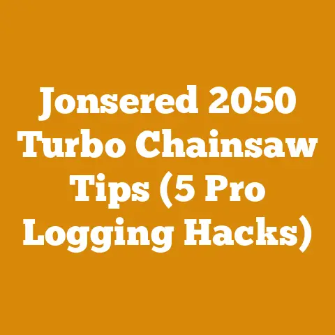 Jonsered 2050 Turbo Chainsaw Tips (5 Pro Logging Hacks)