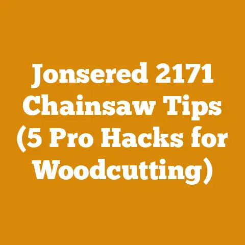 Jonsered 2171 Chainsaw Tips (5 Pro Hacks for Woodcutting)