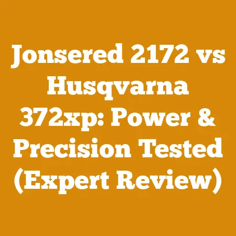 Jonsered 2172 vs Husqvarna 372xp: Power & Precision Tested (Expert Review)