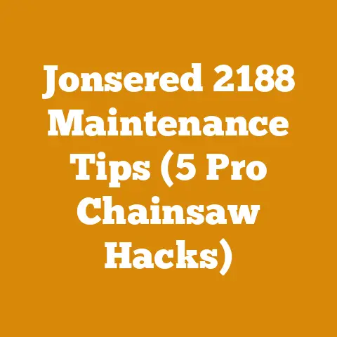 Jonsered 2188 Maintenance Tips (5 Pro Chainsaw Hacks)