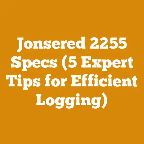 Jonsered 2255 Specs (5 Expert Tips for Efficient Logging)