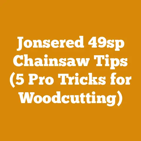 Jonsered 49sp Chainsaw Tips (5 Pro Tricks for Woodcutting)
