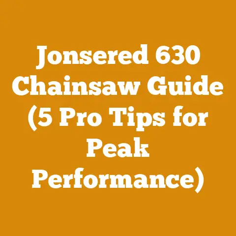 Jonsered 630 Chainsaw Guide (5 Pro Tips for Peak Performance)