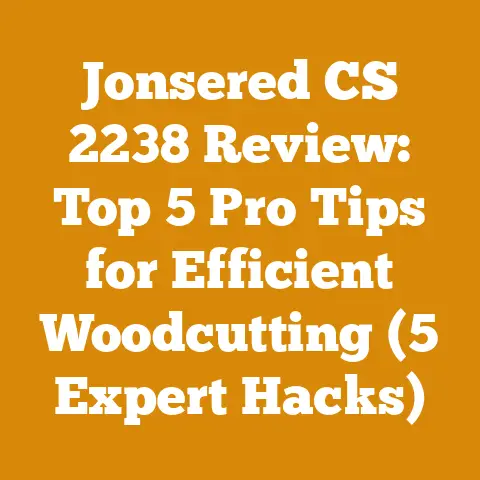 Jonsered CS 2238 Review: Top 5 Pro Tips for Efficient Woodcutting (5 Expert Hacks)