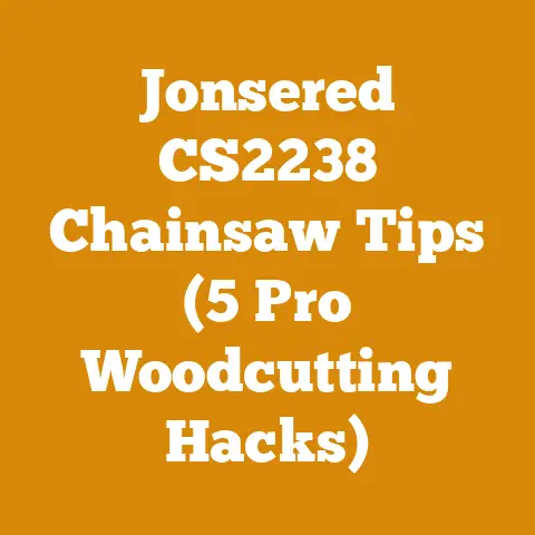 Jonsered CS2238 Chainsaw Tips (5 Pro Woodcutting Hacks)